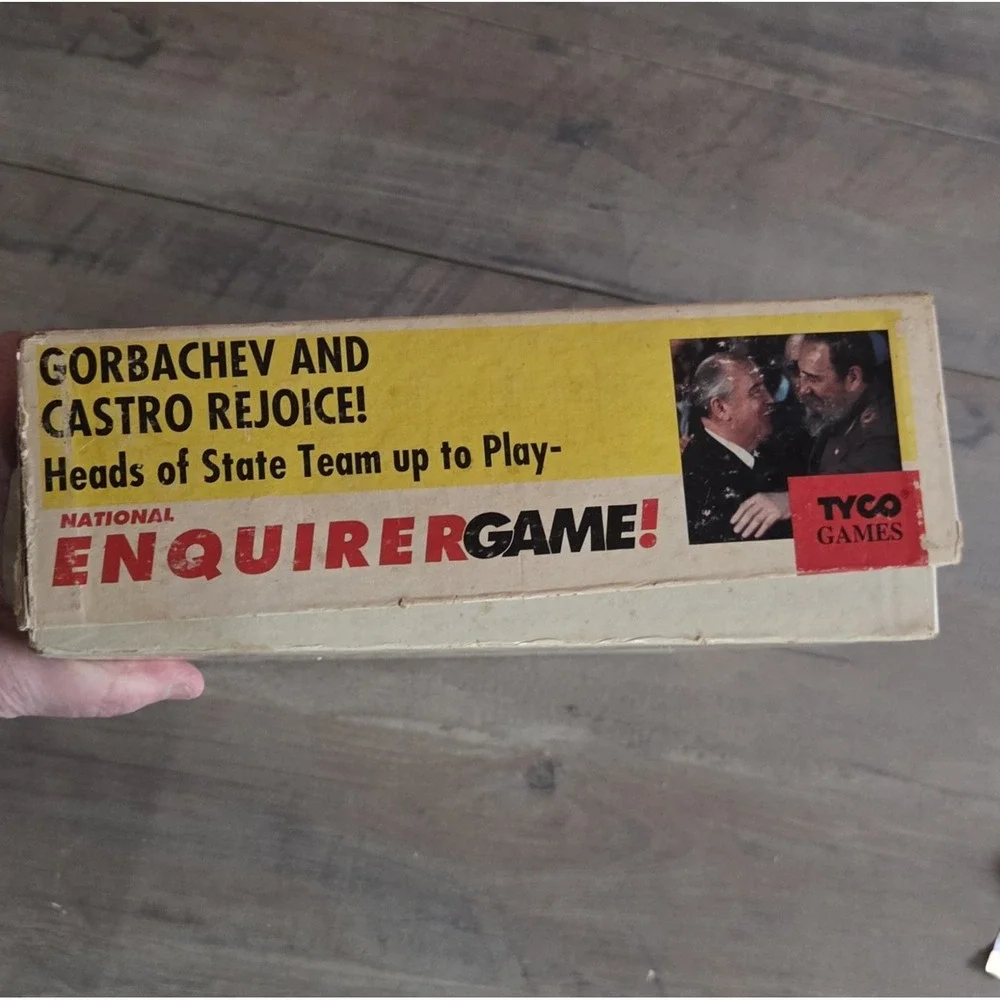 National Enquirer Game! Vtg 1990 By Tyco Games Princess Diana